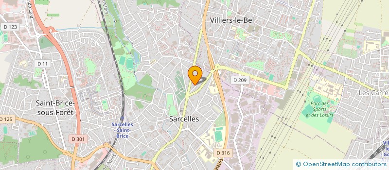 localisation de l'entreprise MONSIEUR YANIS SAINT-VAL  SARCELLES