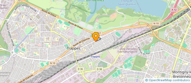 localisation de l'entreprise MONSIEUR YANIS SAKI  TRAPPES