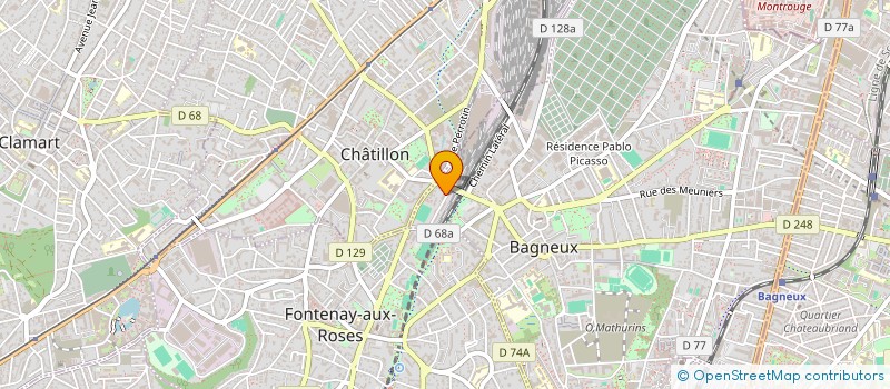 localisation de l'entreprise MONSIEUR YANIS SALHENE à BAGNEUX
