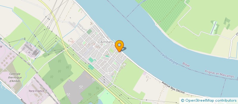 localisation de l'entreprise MONSIEUR YANIS SAUSSAIN  AMBES