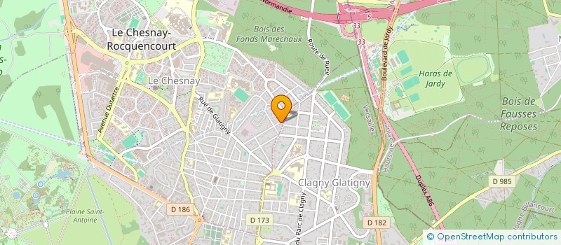 localisation de l'entreprise MONSIEUR YANIS SEBA  LE CHESNAY-ROCQUENCOURT