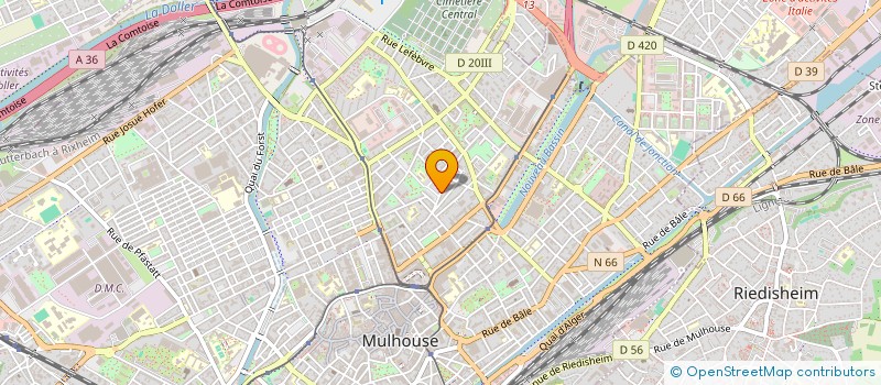 localisation de l'entreprise MONSIEUR YANIS SEJAI  MULHOUSE