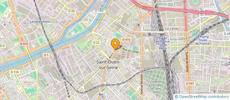 localisation de l'entreprise MONSIEUR YANIS SOUISSI à SAINT-OUEN-SUR-SEINE