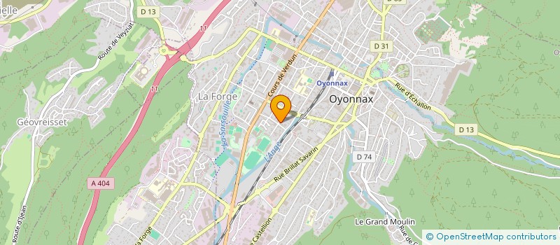localisation de l'entreprise MONSIEUR YANIS TABOURET à OYONNAX