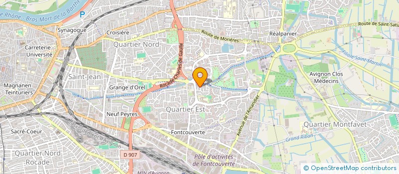 localisation de l'entreprise MONSIEUR YANIS THUBE à AVIGNON