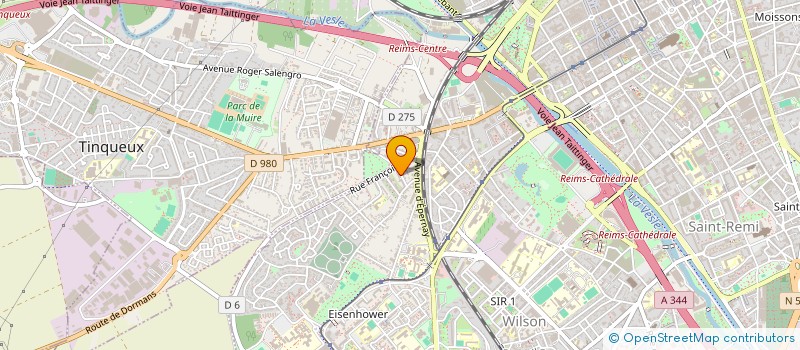 localisation de l'entreprise MONSIEUR YANIS TOUENTI  REIMS