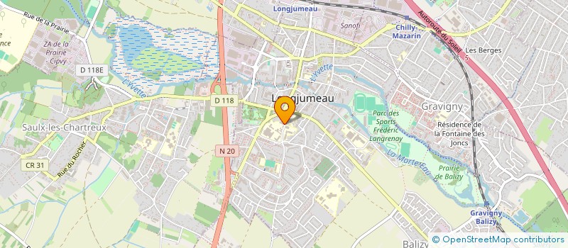 localisation de l'entreprise MONSIEUR YANIS YETTOU à LONGJUMEAU