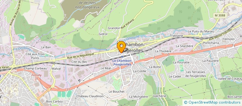 localisation de l'entreprise MONSIEUR YANIS ZAMRANI à LE CHAMBON-FEUGEROLLES