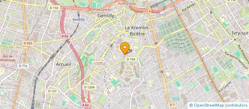 localisation de l'entreprise MONSIEUR YANIS ZEROUR  LE KREMLIN-BICETRE