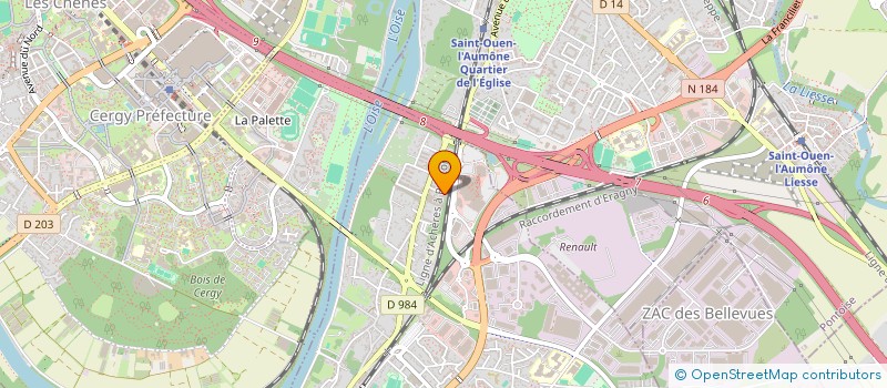 localisation de l'entreprise MONSIEUR YANIS ZERROUGUI  ERAGNY