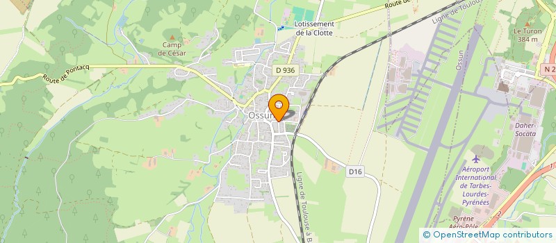 localisation de l'entreprise MONSIEUR YANIS ZOUHARI-ARREBOUZE  OSSUN