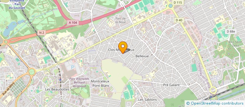 localisation de l'entreprise MONSIEUR YANIS ZOURDANI  VILLEPINTE