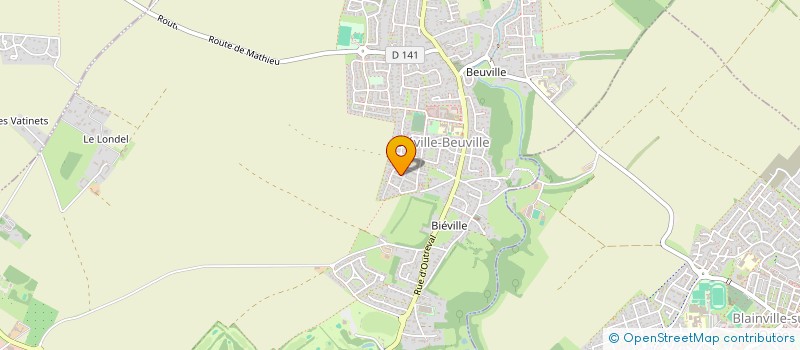 localisation de l'entreprise MONSIEUR YANISS BOUAYAD--FORTIN  BIEVILLE-BEUVILLE