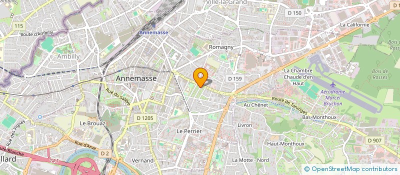 localisation de l'entreprise MONSIEUR YANISS BOUBEKEUR à ANNEMASSE