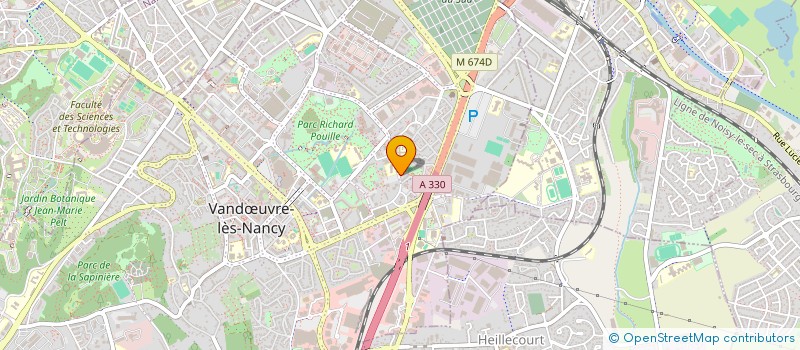 localisation de l'entreprise MONSIEUR YANISS ZERRI  VANDUVRE-LES-NANCY