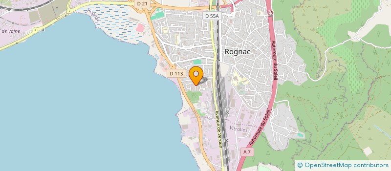 localisation de l'entreprise MONSIEUR YANISS ZOUAOUI  ROGNAC