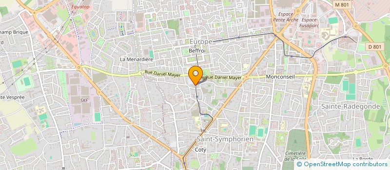 localisation de l'entreprise MONSIEUR YANISSE ABDESLAM WARRACH  TOURS