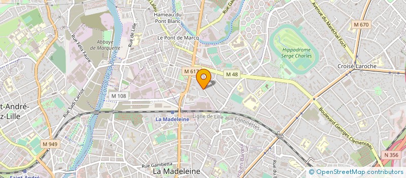 localisation de l'entreprise MONSIEUR YANISSE AMIR à MARCQ-EN-BARŒUL