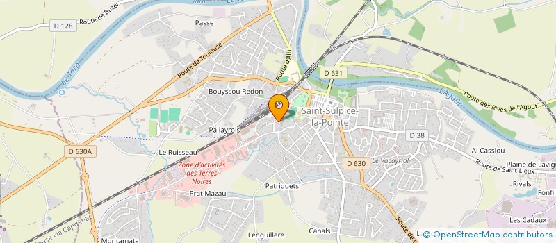 localisation de l'entreprise MONSIEUR YANISSE CHEKIREB  SAINT-SULPICE-LA-POINTE