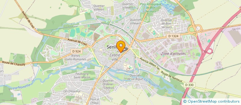 localisation de l'entreprise MONSIEUR YANISSE EL JEBARI  SENLIS