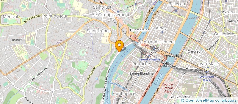 localisation de l'entreprise MONSIEUR YANISSE RHOUFARI  LA MULATIERE