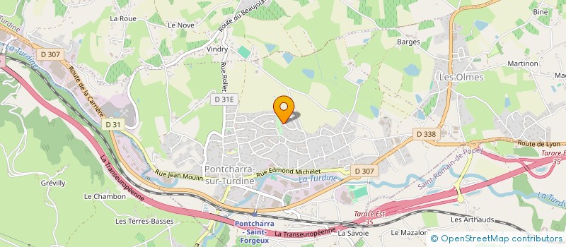 localisation de l'entreprise MONSIEUR YANISSE YAKOUBEN à VINDRY-SUR-TURDINE