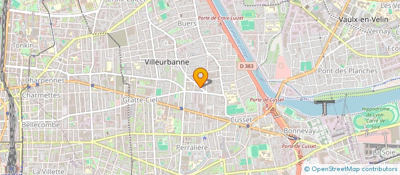 localisation de l'entreprise MONSIEUR YANIV DORAI à VILLEURBANNE