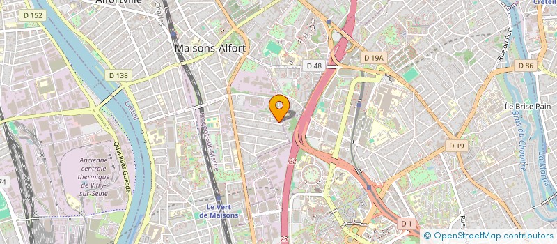 localisation de l'entreprise MONSIEUR YANIV KSSTENTINI à MAISONS-ALFORT
