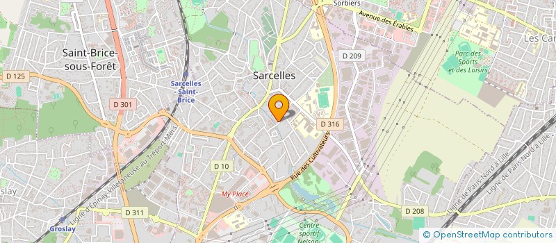 localisation de l'entreprise MONSIEUR YANKEL KALIFA  SARCELLES