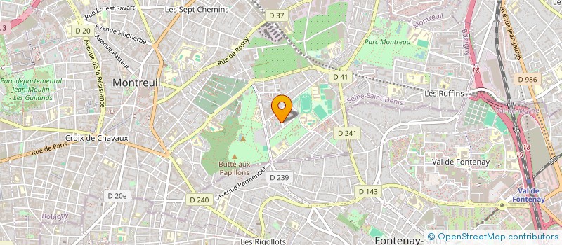 localisation de l'entreprise MONSIEUR YANKHOUBA DOUCOURE à MONTREUIL