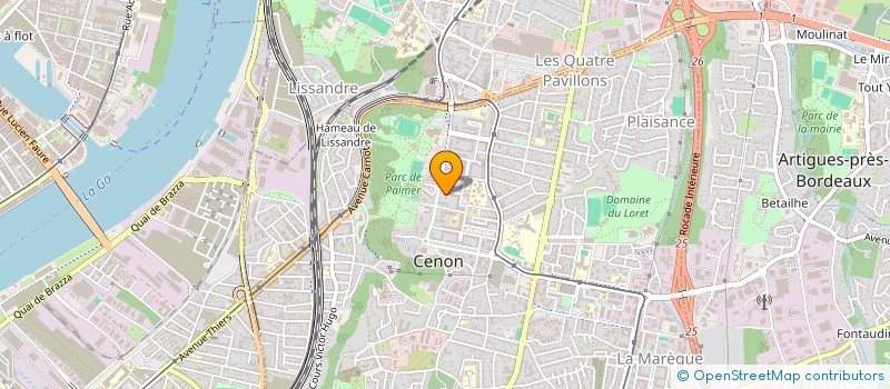 localisation de l'entreprise MONSIEUR YANKO MARINOV  CENON