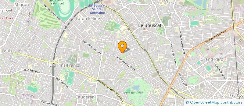 localisation de l'entreprise MONSIEUR YANN ABELARD à LE BOUSCAT