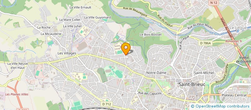 localisation de l'entreprise MONSIEUR YANN ABGRALL à SAINT-BRIEUC