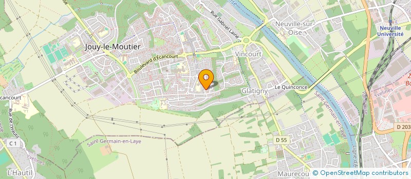 localisation de l'entreprise MONSIEUR YANN ADJOUSSOU à JOUY-LE-MOUTIER