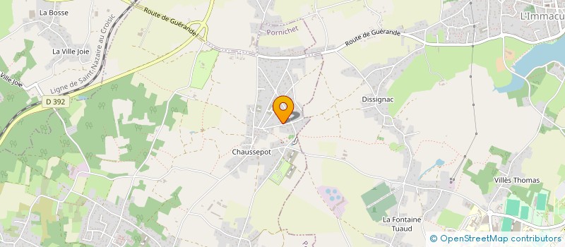 localisation de l'entreprise MONSIEUR YANN ALEXANDRE  PORNICHET