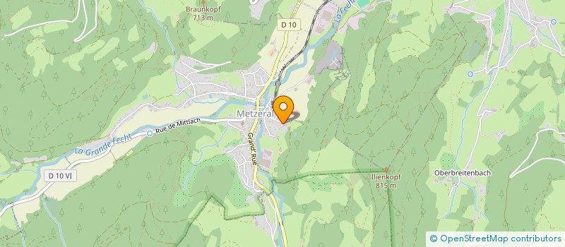 localisation de l'entreprise MONSIEUR YANN-ALEXANDRE GENRET  BREITENBACH-HAUT-RHIN