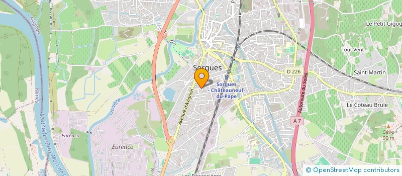 localisation de l'entreprise MONSIEUR YANN ALLAIN  SORGUES