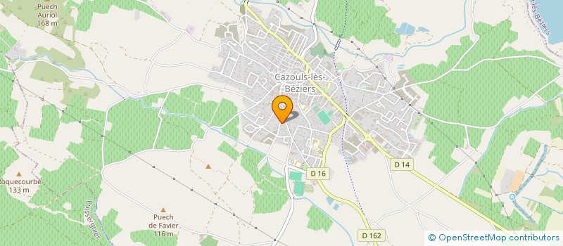 localisation de l'entreprise MONSIEUR YANN ALMERAS  CAZOULS-LES-BEZIERS