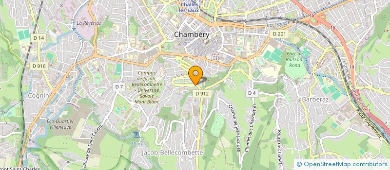 localisation de l'entreprise MONSIEUR YANN-ALRICK MONTREUI HENRY à CHAMBERY