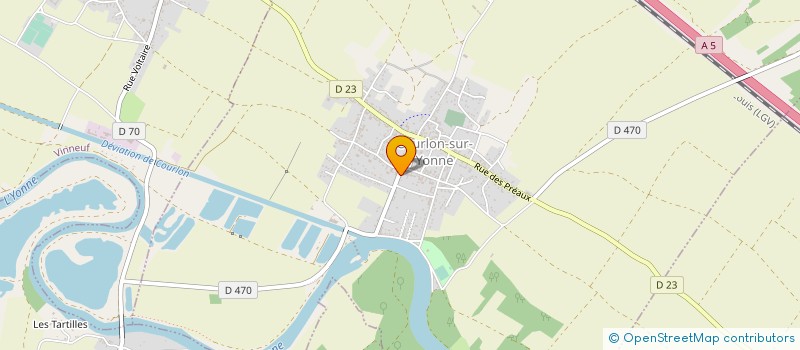 localisation de l'entreprise MONSIEUR YANN AMORES à COURLON SUR YONNE
