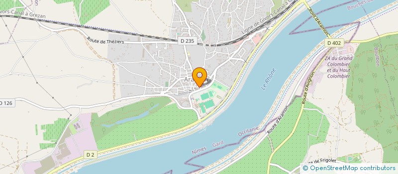 localisation de l'entreprise MONSIEUR YANN ANTIC  ARAMON