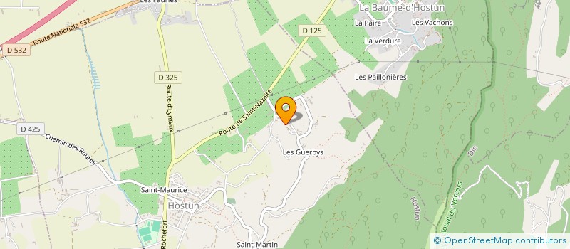 localisation de l'entreprise MONSIEUR YANN ANZALONE  HOSTUN