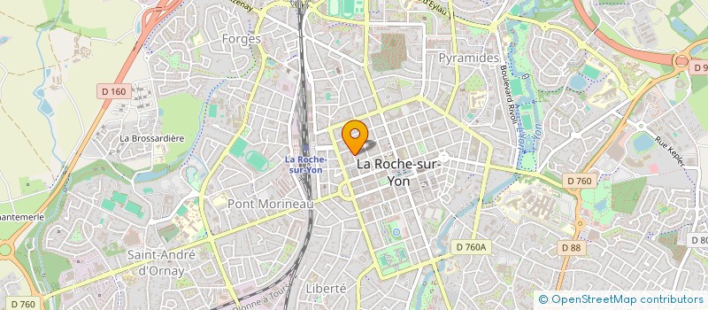 localisation de l'entreprise MONSIEUR YANN ARBES à LA ROCHE-SUR-YON