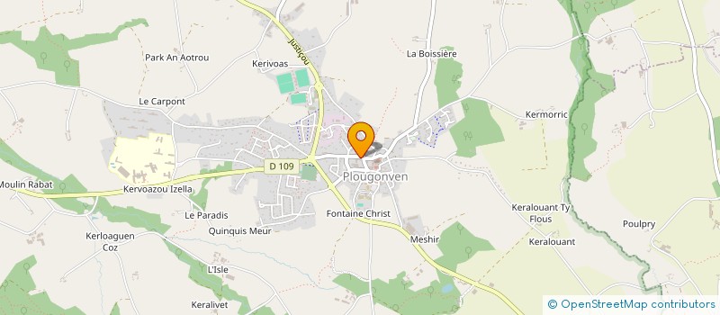 localisation de l'entreprise MONSIEUR YANN ASNAR à MORLAIX