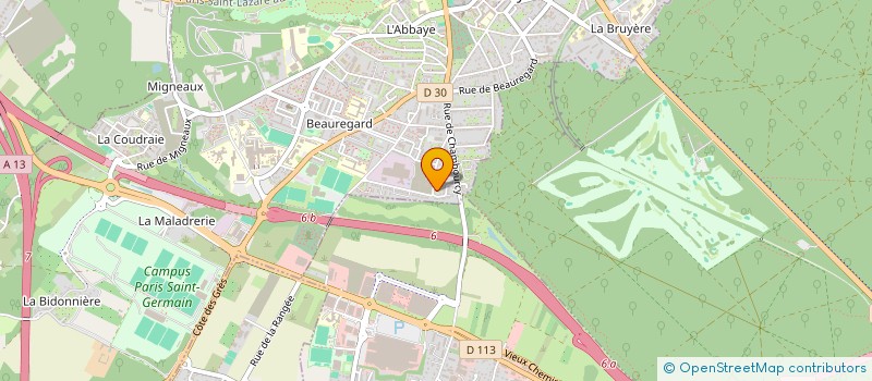 localisation de l'entreprise MONSIEUR YANN AUBE à POISSY