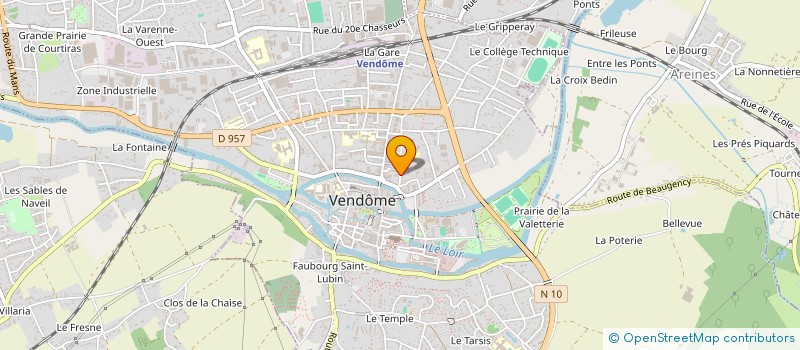 localisation de l'entreprise MONSIEUR YANN AUBRY  VENDOME