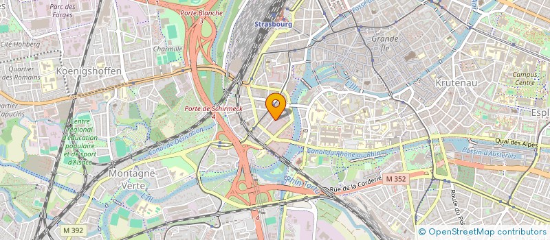 localisation de l'entreprise MONSIEUR YANN AVANZI à STRASBOURG