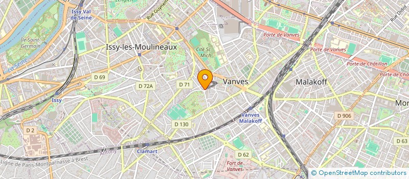 localisation de l'entreprise MONSIEUR YANN AZOURY à VANVES