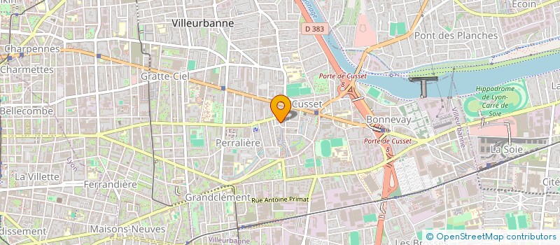 localisation de l'entreprise MONSIEUR YANN BADRA  VILLEURBANNE