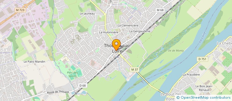 localisation de l'entreprise MONSIEUR YANN BALANGE à THOUARE-SUR-LOIRE